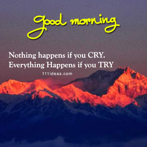motivational quote morning greetings